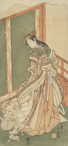 The Third Princess (Onna San no Miya), ca. 1771. Creator: Ippitsusai Buncho