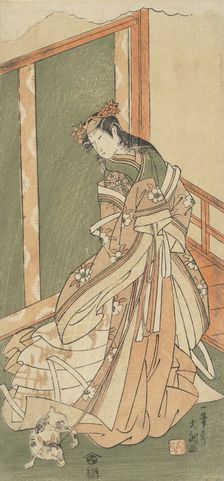 The Third Princess (Onna San no Miya), ca. 1771. Creator: Ippitsusai Buncho