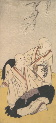 The Third Sawamura Sojuro & the Second Ichikawa Monnosuke as Buddhist Monks, 1791. Creator: Shunsho