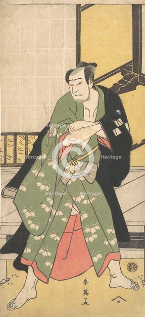 The Third Sawamura Sojuro as a Man Standing with Feet Spread Widely Apart, ca. 1795? Creator: Katsukawa Shun'ei.