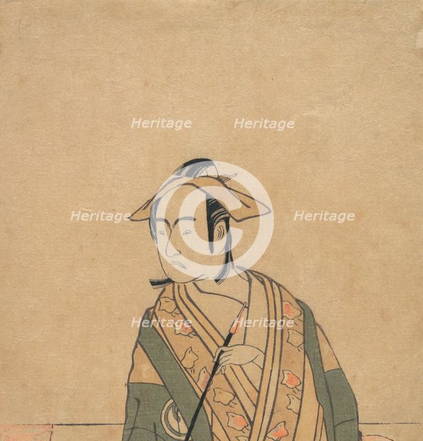 The Third Sawamura Sojuro in the Role of Soga no Juro, ca. 1779. Creator: Shunsho.