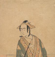 The Third Sawamura Sojuro in the Role of Soga no Juro, ca. 1779. Creator: Shunsho