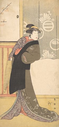 The Third Segawa Kikunojo in the Role of Maizuru, 2nd month, 1789. Creator: Katsukawa Shun'ei