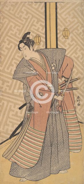 The Third Segawa Kikunojo in the Role of Oboshi Rikiya, 1787. Creator: Katsukawa Shunko.