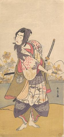 The Third Segawa Kikunojo in the Role of Soga no Goro Tokimune, 2nd month, 1785. Creator: Shunsho