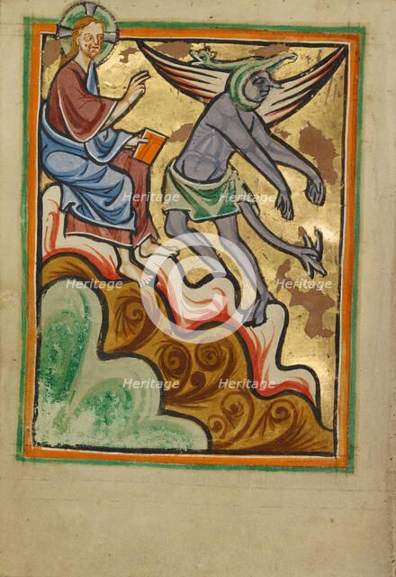 The Third Temptation, about 1190-1200. Creator: Unknown.