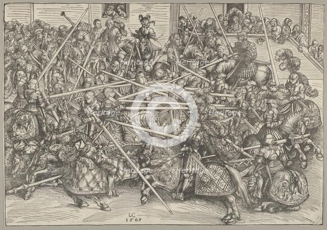 The Third Tournament, 1509. Creator: Lucas Cranach the Elder.