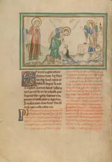 The Third Vessel: The Rivers Turn to Blood; Dyson Perrins Apocalypse, about 1255-1260. Creator: Unknown