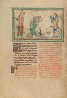 The Third Vessel: The Rivers Turn to Blood; Dyson Perrins Apocalypse, about 1255-1260. Creator: Unknown