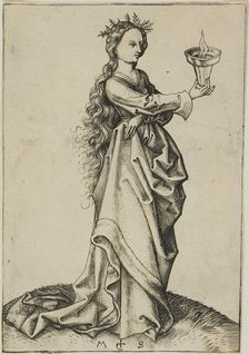 The Third Wise Virgin, n.d. Creator: Martin Schongauer
