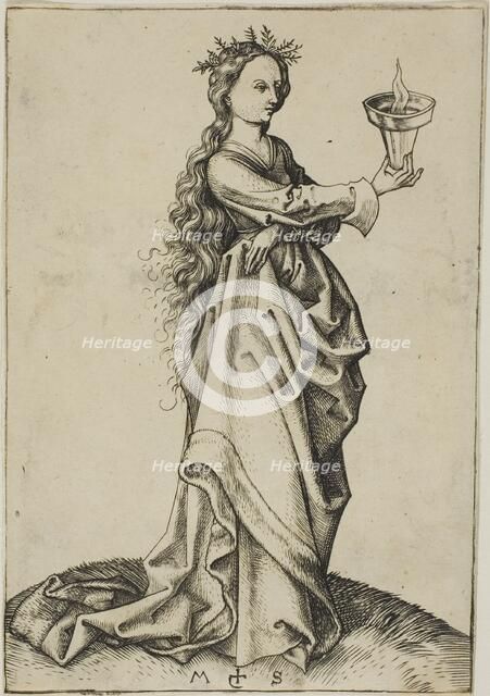 The Third Wise Virgin, n.d. Creator: Martin Schongauer.