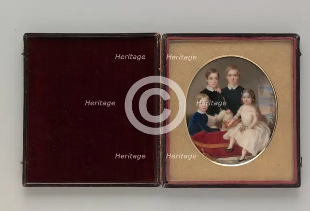 The Thompson Children, 1846. Creator: John Carlin.