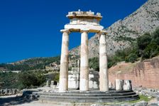 The Tholos Heroon of Phylakos at Delphi, Greece. Creator: Samuel Magal