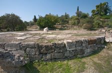 The Tholos (Skias) in the Greek Agora of Athens, Greece. Creator: Samuel Magal