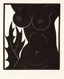 The Thorn in the Flesh, 1921 (wood engraving)