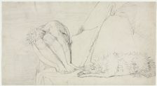 The Thought of Death alone, the Fear Destroys, c. 1795. Creator: William Blake (British, 1757-1827)