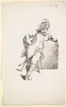 The Thoughtful Captain, 1822. Creator: Johann Gottfried Schadow