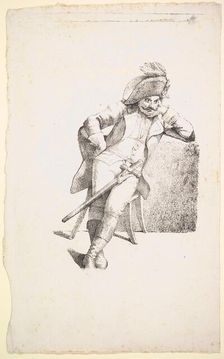 The Thoughtful Captain, 1822. Creator: Johann Gottfried Schadow