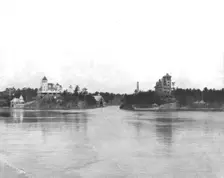 The Thousand Islands of the St Lawrence River, Canada, c1900. Creator: Unknown