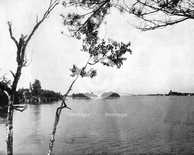 'The Thousand Islands', St Lawrence River, Canada, 1893.Artist: John L Stoddard