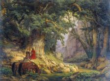 The Thousand-Year-Old Oak, 1837. Creator: Karl Friedrich Lessing