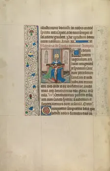 The Throne of Grace Trinity; Arenberg Hours, early 1460s. Creator: Workshop of Willem Vrelant