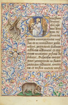 The Throne of Grace Trinity; Hours of Simon de Varie, 1455. Creator: Master of Jean Rolin II
