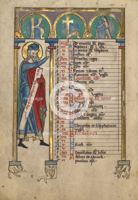 The Throne of Grace Trinity; Hours of Simon de Varie, 1455. Creator: Master of Jean Rolin II.