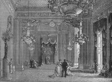 The Throne Room, Buckingham Palace, Westminster, London, c1875 (1878)
