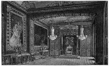 The Throne Room, Windsor 1880.Artist: Robert Taylor Pritchett