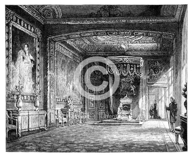 The Throne Room, Windsor Castle, c1888. Artist: Unknown