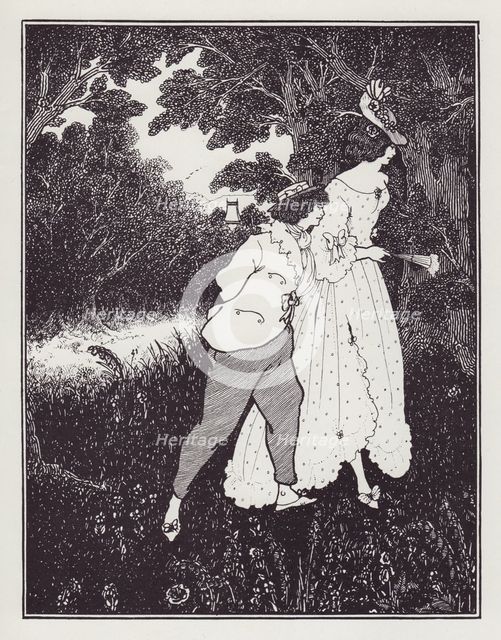 The Three Musicians, 1895. Creator: Aubrey Beardsley.