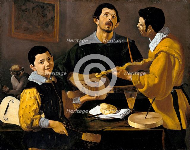 The Three Musicians, ca 1616. Artist: Velàzquez, Diego (1599-1660)