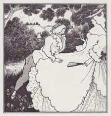 The Three Musicians II, 1895. Creator: Aubrey Beardsley