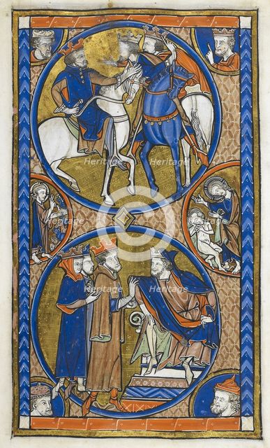 The three Magi, c1265-1270.  Creator: Unknown.
