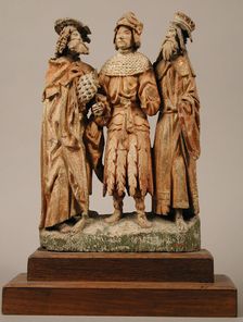 The Three Magi (?), French or South Netherlandish, 15th century. Creator: Unknown
