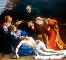 The Three Maries ('The Dead Christ Mourned'), c1604. Artist: Annibale Carracci