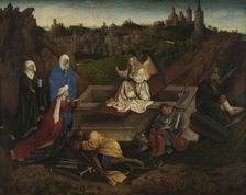 The Three Marys at the Sepulchre, c. 1440. Artist: Eyck, Hubert (Huybrecht), van (ca 1370-1426)