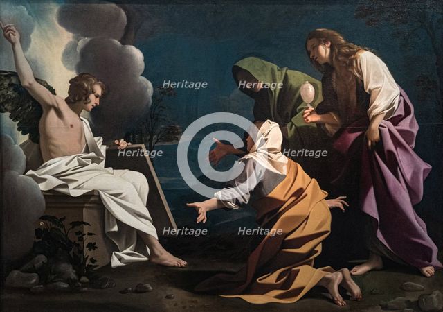 The Three Marys at the Sepulchre, c1614. Creator: Schedone (Schidone), Bartolomeo (1570-1615).