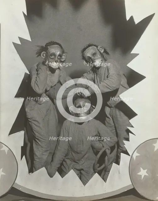 The Three Monkeys, 1937. Creator: Unknown.