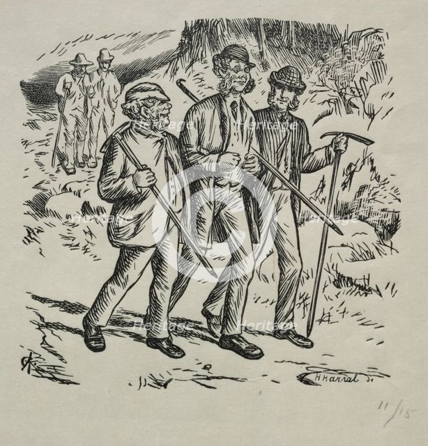 The Three Names, 1869. Creator: Charles Samuel Keene (British, 1823-1891).