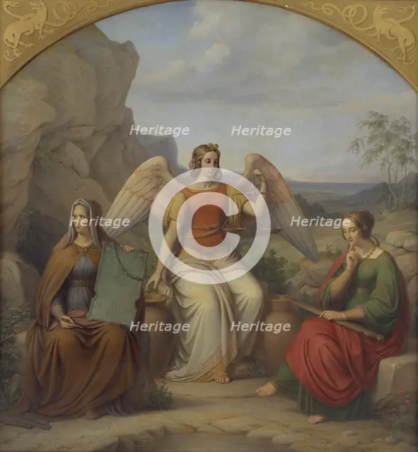 The Three Norns, 1844. Creator: Johan Ludvig Gebhard Lund.