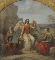 The Three Norns, 1844. Creator: Johan Ludvig Gebhard Lund