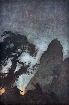 The three Norns 1924. Creator: Arthur Rackham