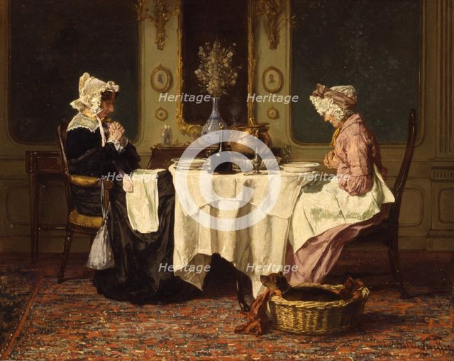 The Three At Oktoberfest. Artist: Bakker Korff, Alexander Hugo (1824-1882)