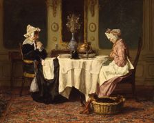 The Three At Oktoberfest. Artist: Bakker Korff, Alexander Hugo (1824-1882)