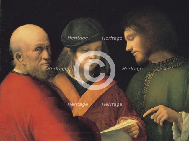 The Three Ages of Man (Reading a Song), c. 1501. Artist: Giorgione (1476-1510)