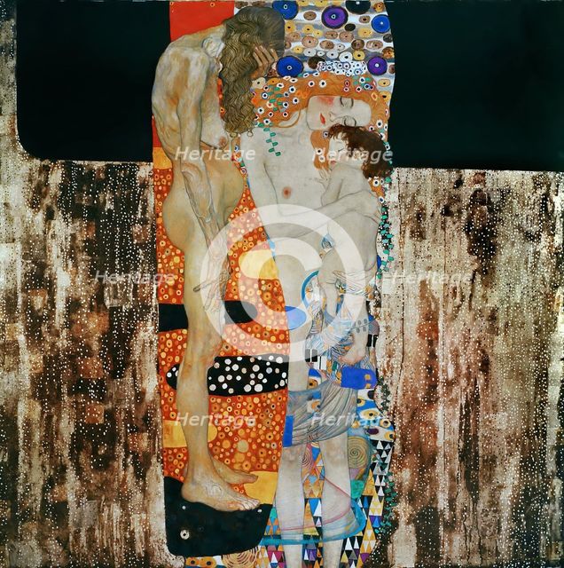 The Three Ages of Woman, 1905. Creator: Klimt; Gustav (1862-1918).