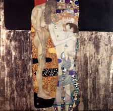 The Three Ages of Woman 1910, by Gustav Klimt