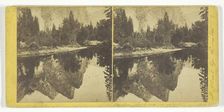 The Three Brothers, Inverted, 1861/80. Creator: Carleton Emmons Watkins